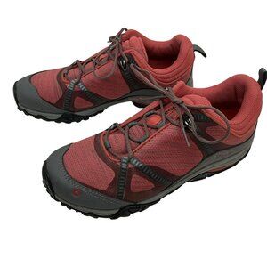 Oboz Lynx Lowtop BDry Waterproof Womens 9 Trail Hiking Shoes Orange Gray
